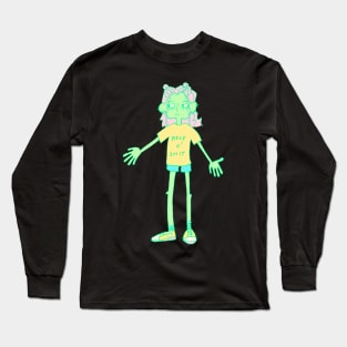 garbage girl Long Sleeve T-Shirt